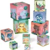Sale 10 cubes à empiler les animaux tout mignons Jouet À Empiler