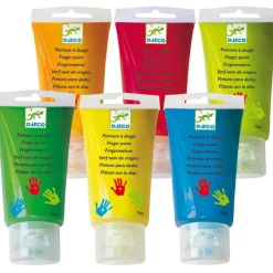 Hot 6 tubes de peinture à doigt Dessin Et Peinture