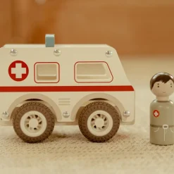 Ambulance en bois Petites Voitures, Véhicules Et Circuits