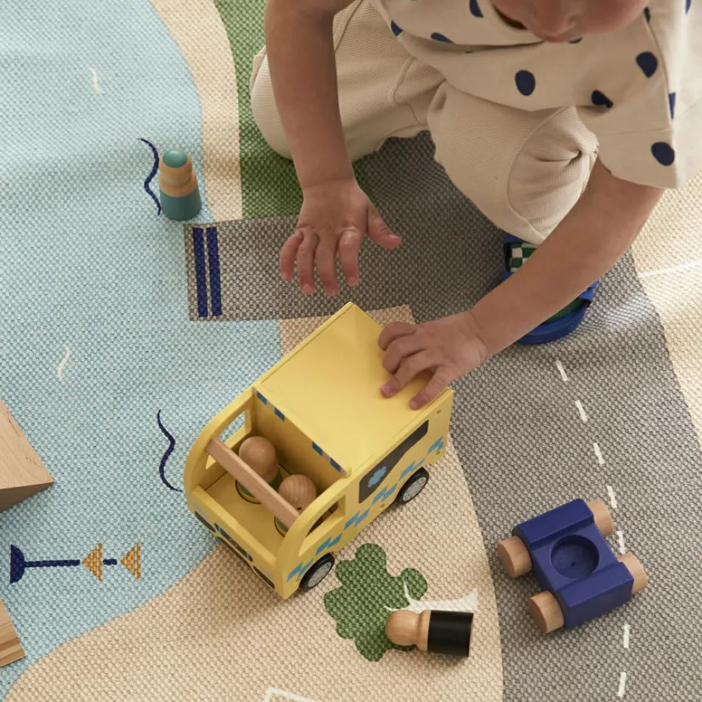 New Ambulance en bois Aiden Petites Voitures, Véhicules Et Circuits