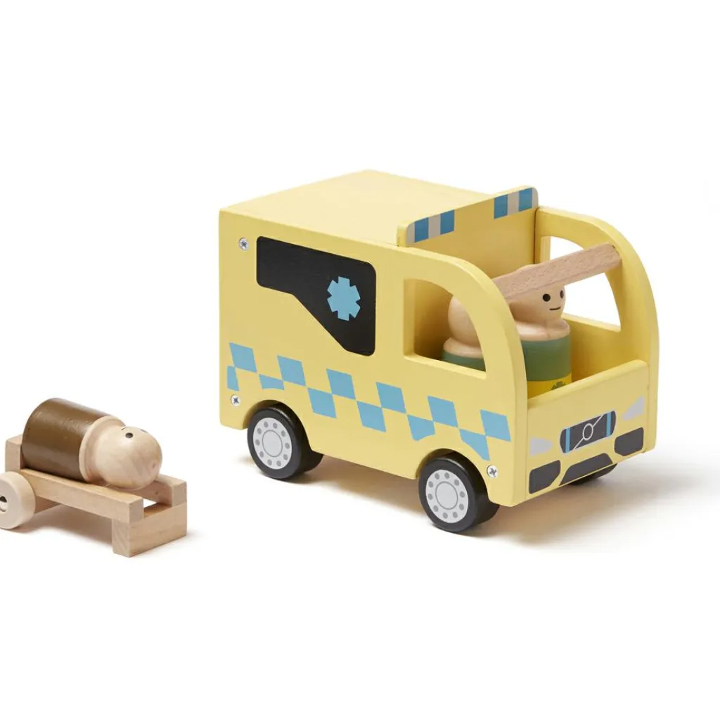New Ambulance en bois Aiden Petites Voitures, Véhicules Et Circuits