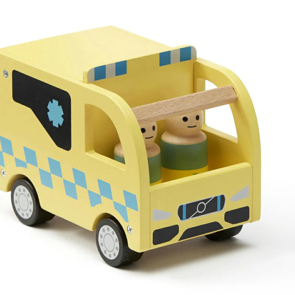 New Ambulance en bois Aiden Petites Voitures, Véhicules Et Circuits