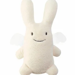 Discount Ange lapin musical ivoire et pochette de rangement en coton (24 cm) Peluche Musicale