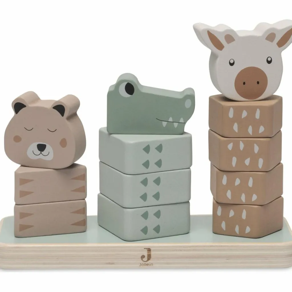 Animaux à empiler en bois Jungle Jambo Jouet À Empiler