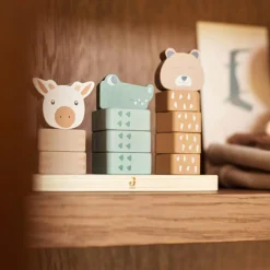 Animaux à empiler en bois Jungle Jambo Jouet À Empiler