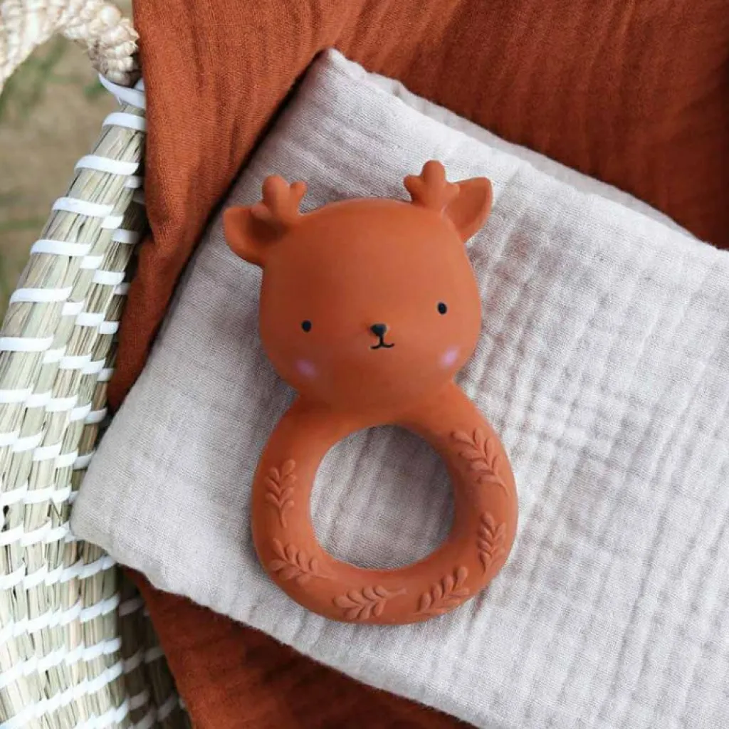 New Anneau de dentition Cerf Jouet / Anneau De Dentition