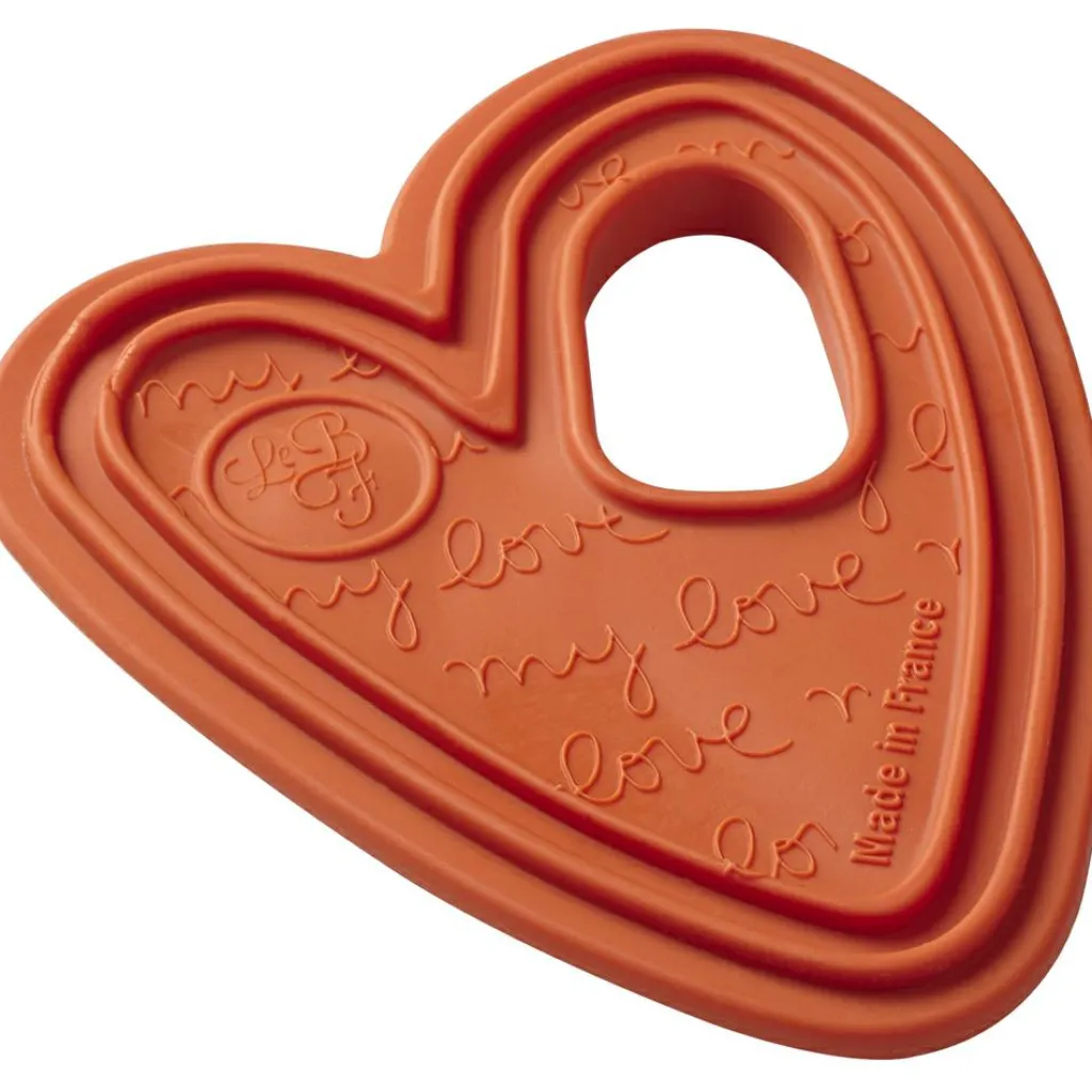 Discount Anneau de dentition cœur Terracotta Jouet / Anneau De Dentition