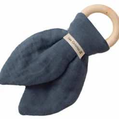 Hot Anneau de dentition en bois Bleu pétrole (personnalisable) Jouet / Anneau De Dentition