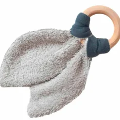 Hot Anneau de dentition en bois Bleu pétrole (personnalisable) Jouet / Anneau De Dentition