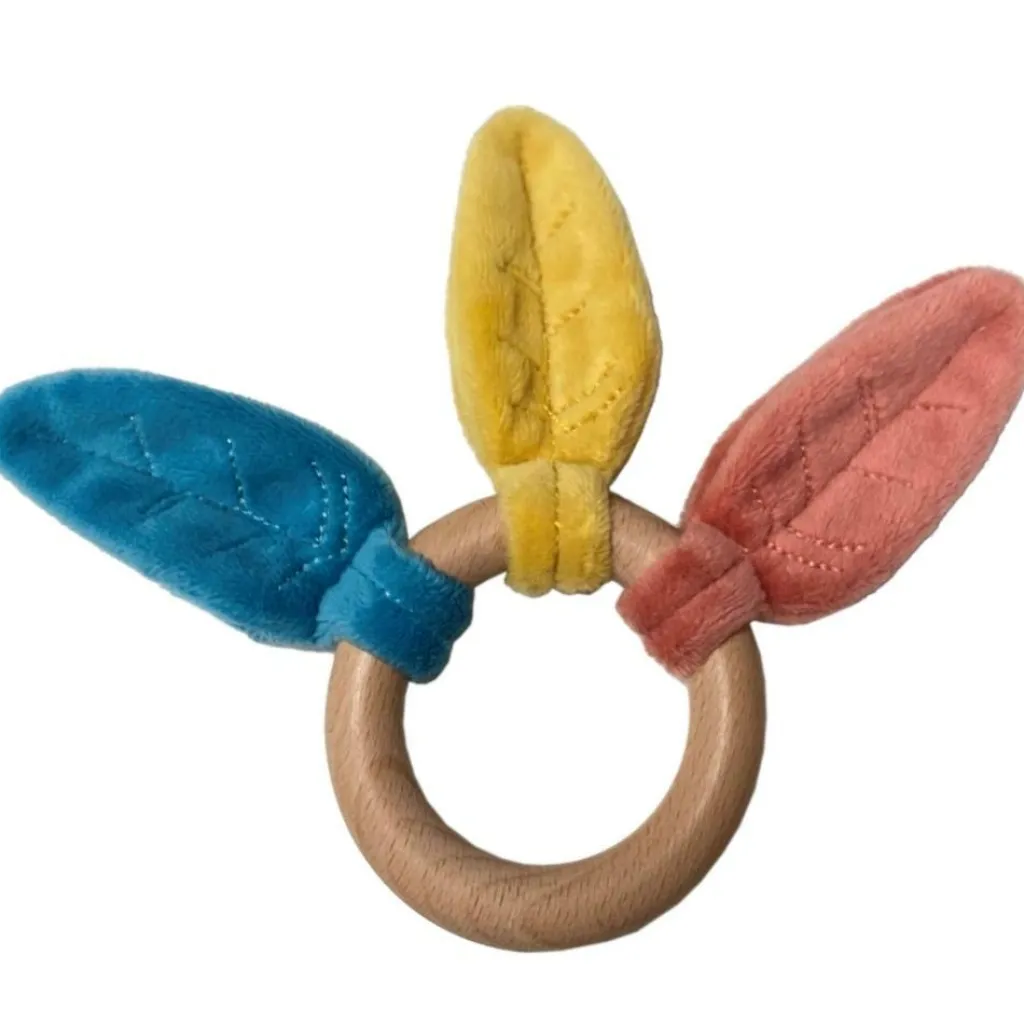 Clearance Anneau de dentition en bois Happy Jouet / Anneau De Dentition