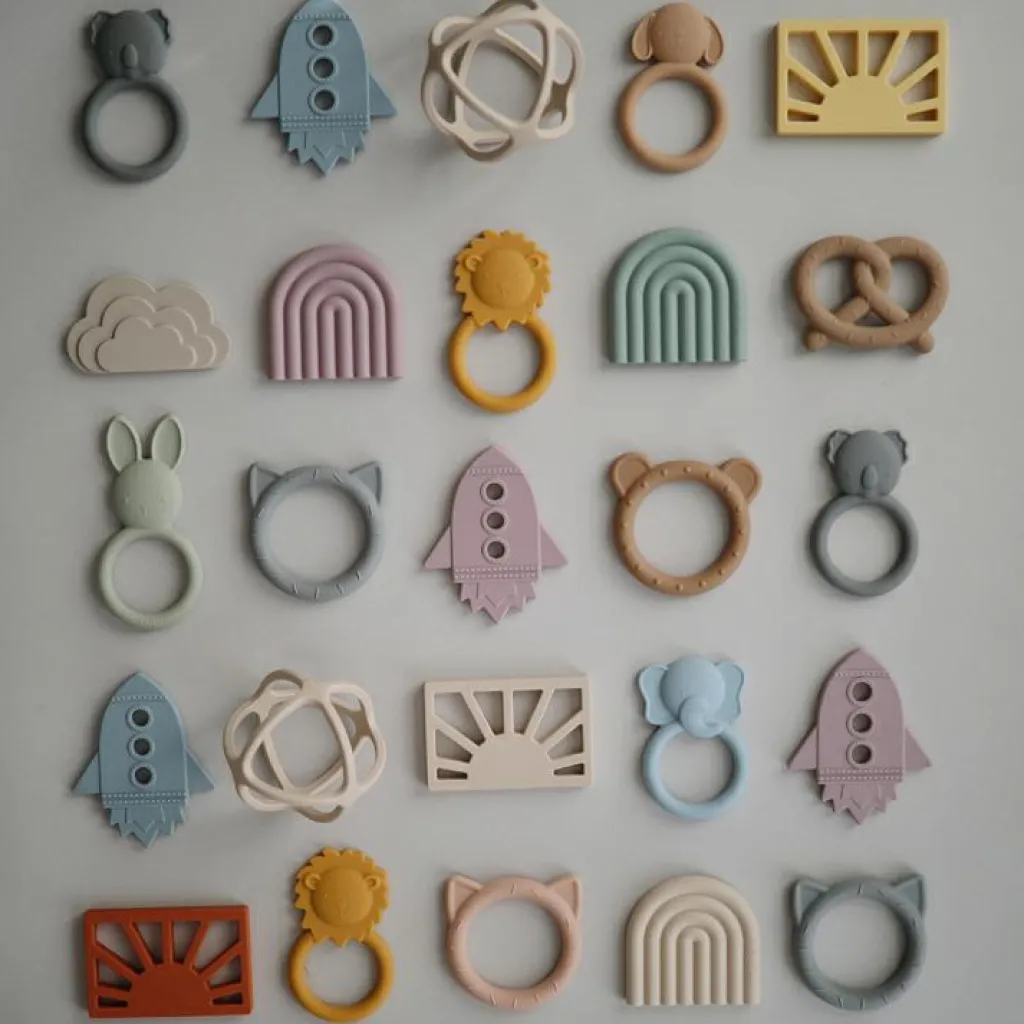 New Anneau de dentition en silicone Éléphant Jouet / Anneau De Dentition