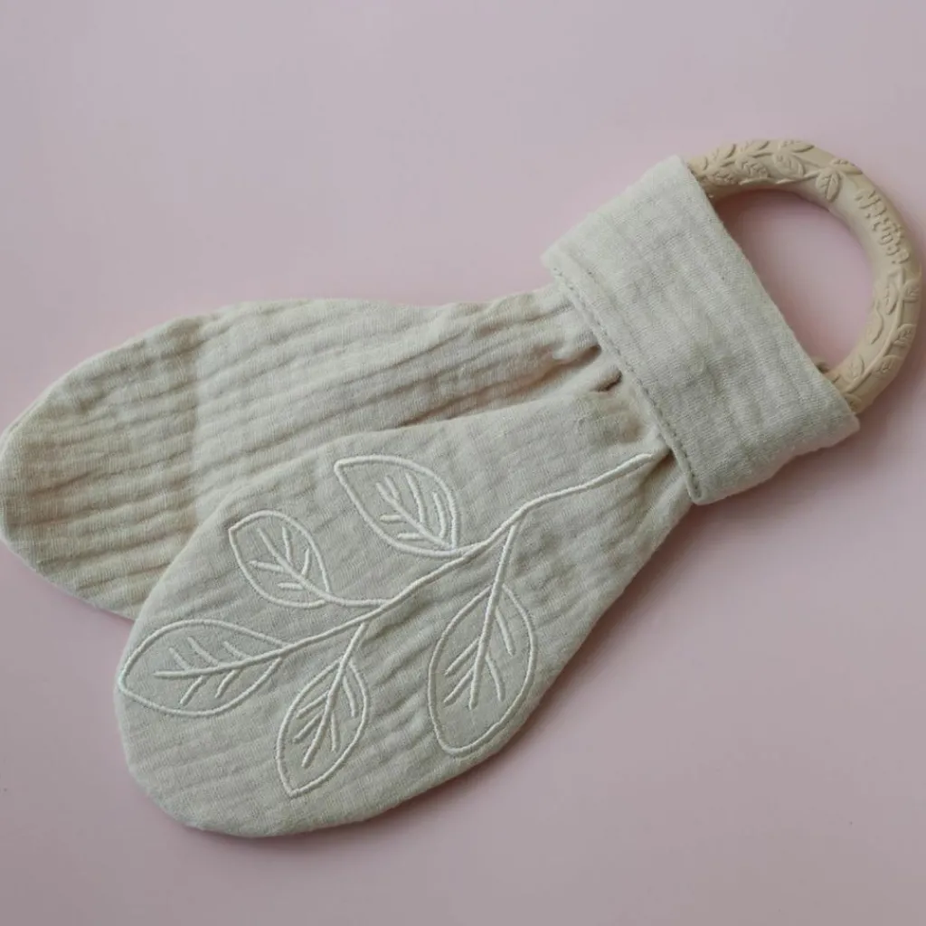 Sale Anneau de dentition Leaf Cream Jouet / Anneau De Dentition