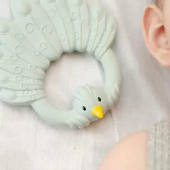 Anneau de dentition Paon Bleu clair Jouet / Anneau De Dentition