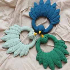 Anneau de dentition Paon Bleu clair Jouet / Anneau De Dentition