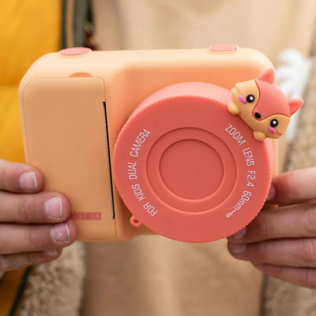 Appareil photo avec impressions Zoo Print Fox Enfant Appareil Photo Enfant