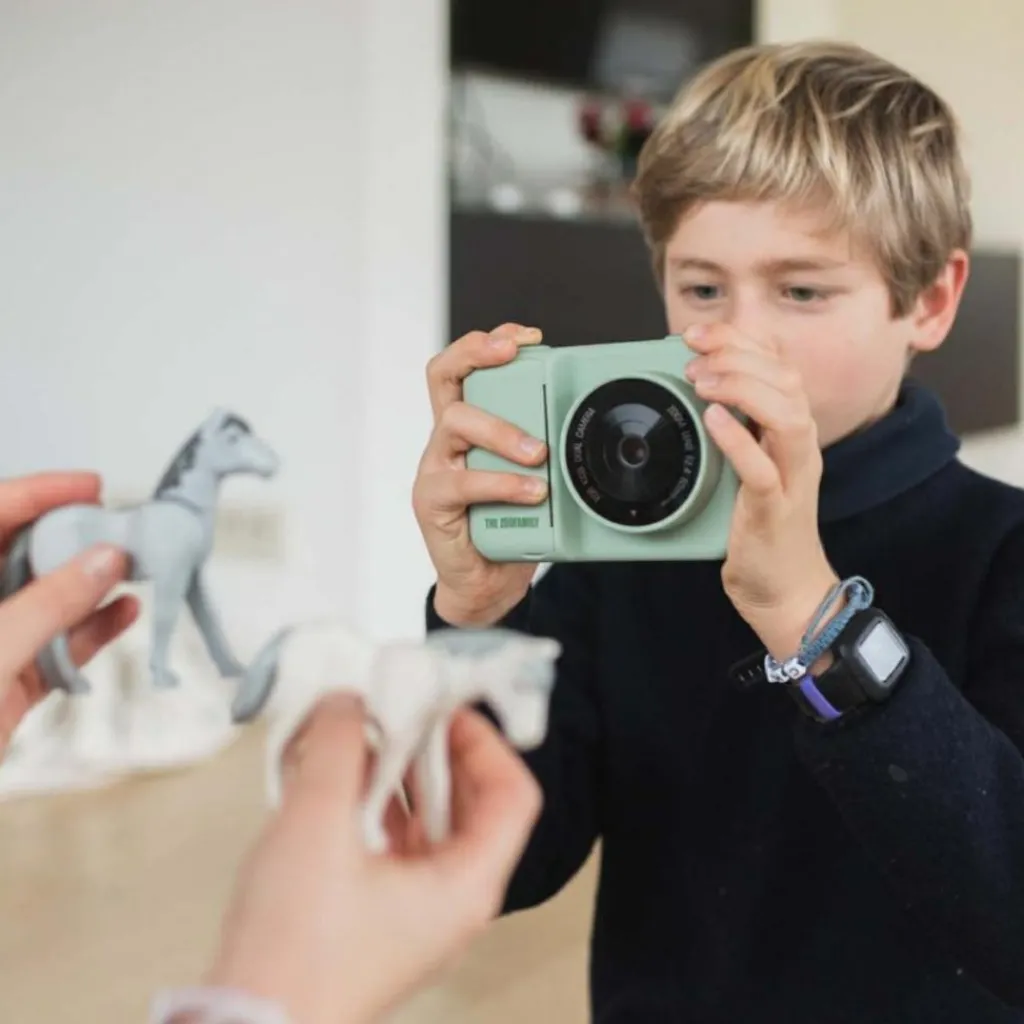 Discount Appareil photo avec impressions Zoo Print Dino Green Enfant Appareil Photo Enfant