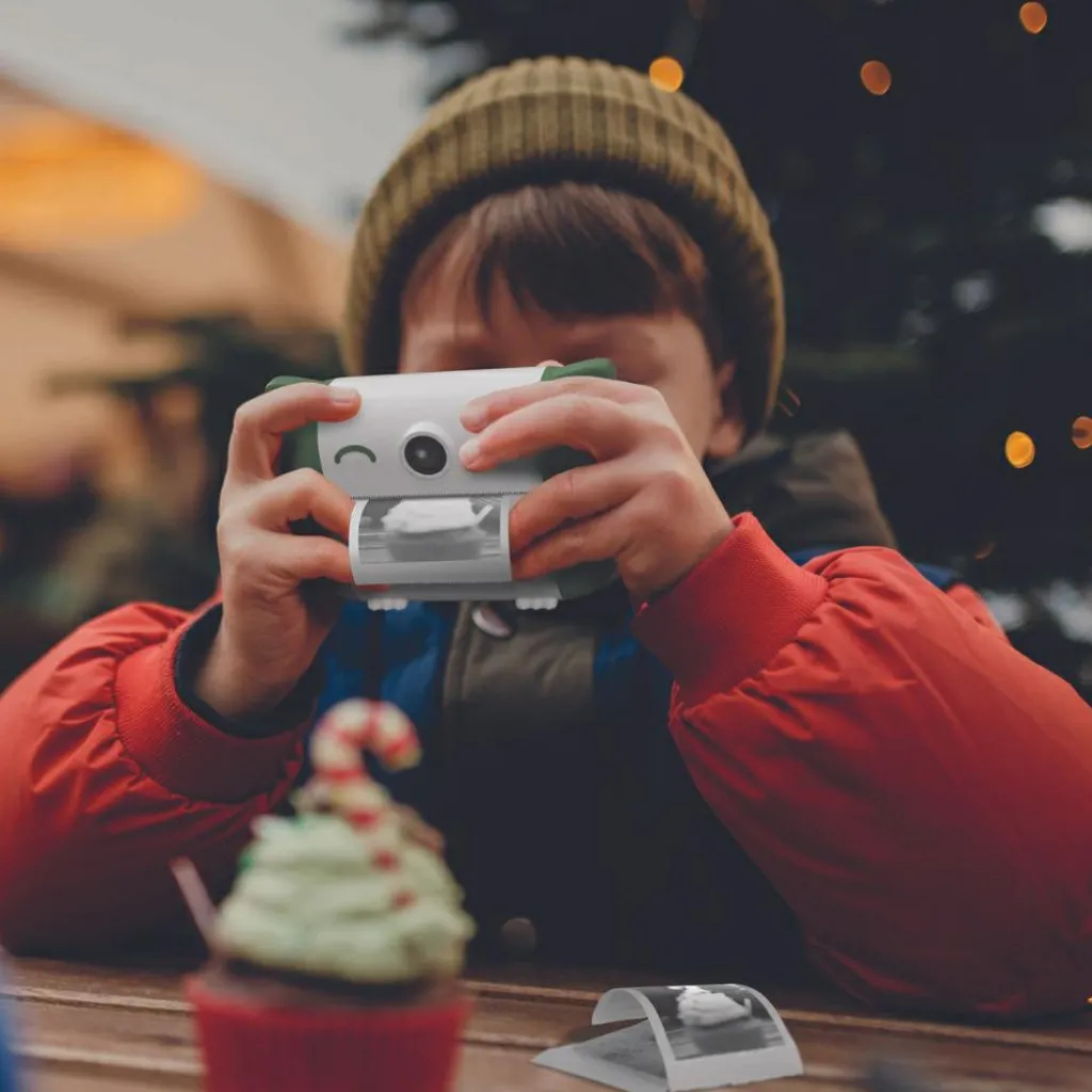 Appareil photo instantané avec impression thermique - Vert Kidyprint Enfant Appareil Photo Enfant