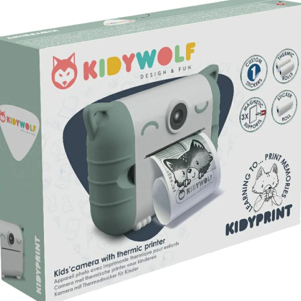 Appareil photo instantané avec impression thermique - Vert Kidyprint Enfant Appareil Photo Enfant