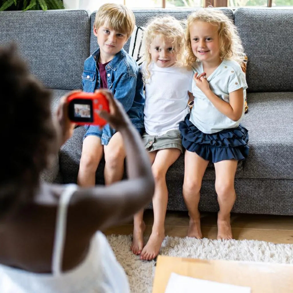 Online Appareil photo numérique et vidéo Kidycam Waterproof rouge Enfant Appareil Photo Enfant