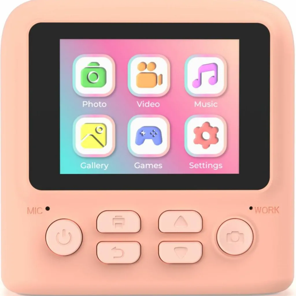 Hot Appareil photo PixiPrint Rose Enfant Appareil Photo Enfant