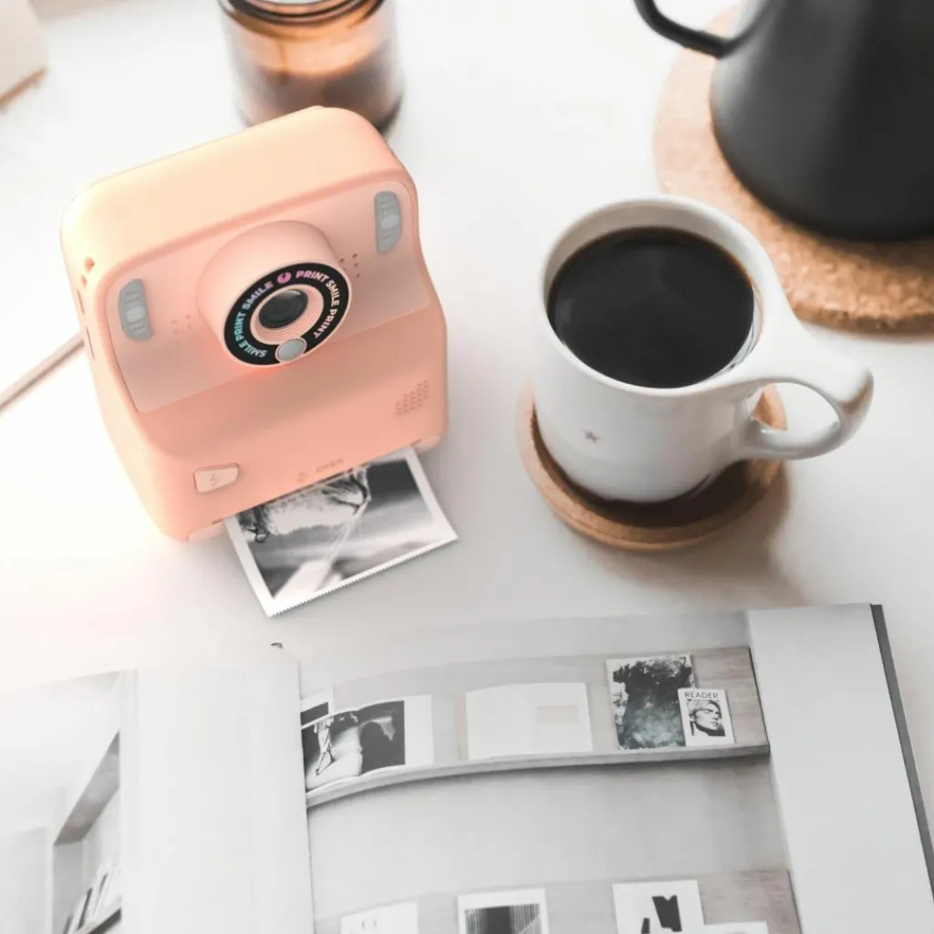 Hot Appareil photo PixiPrint Rose Enfant Appareil Photo Enfant