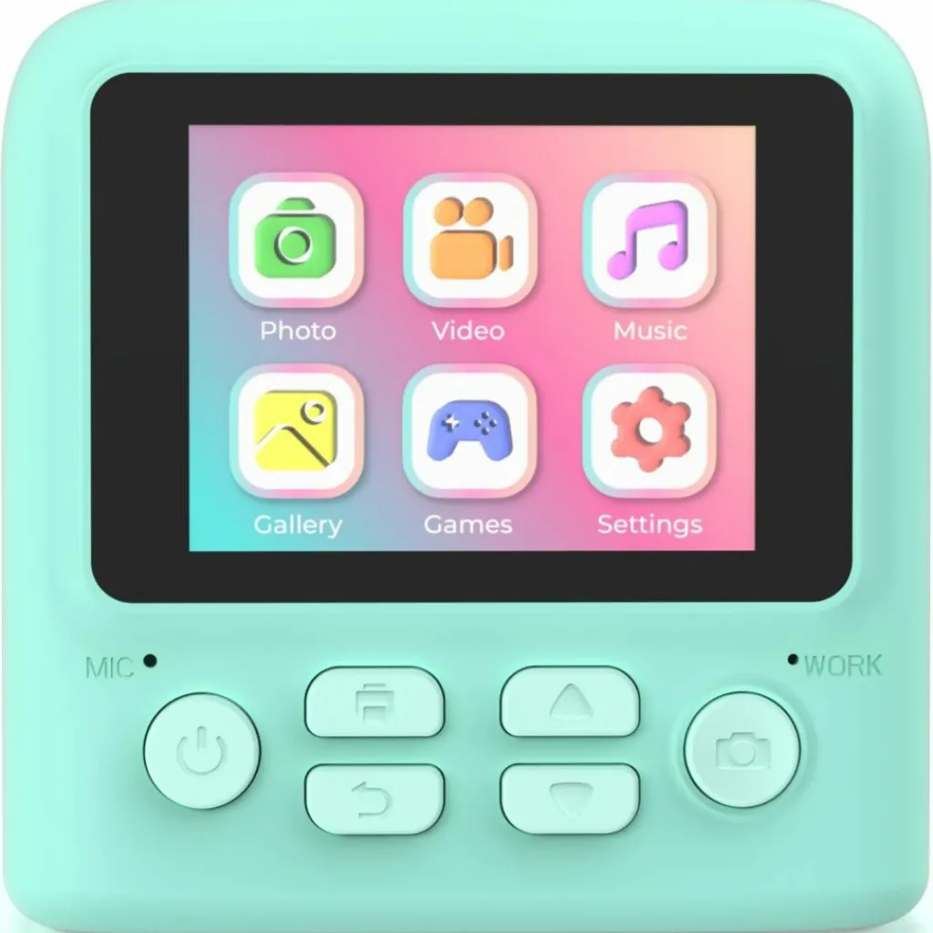 Sale Appareil photo PixiPrint Turquoise Enfant Appareil Photo Enfant