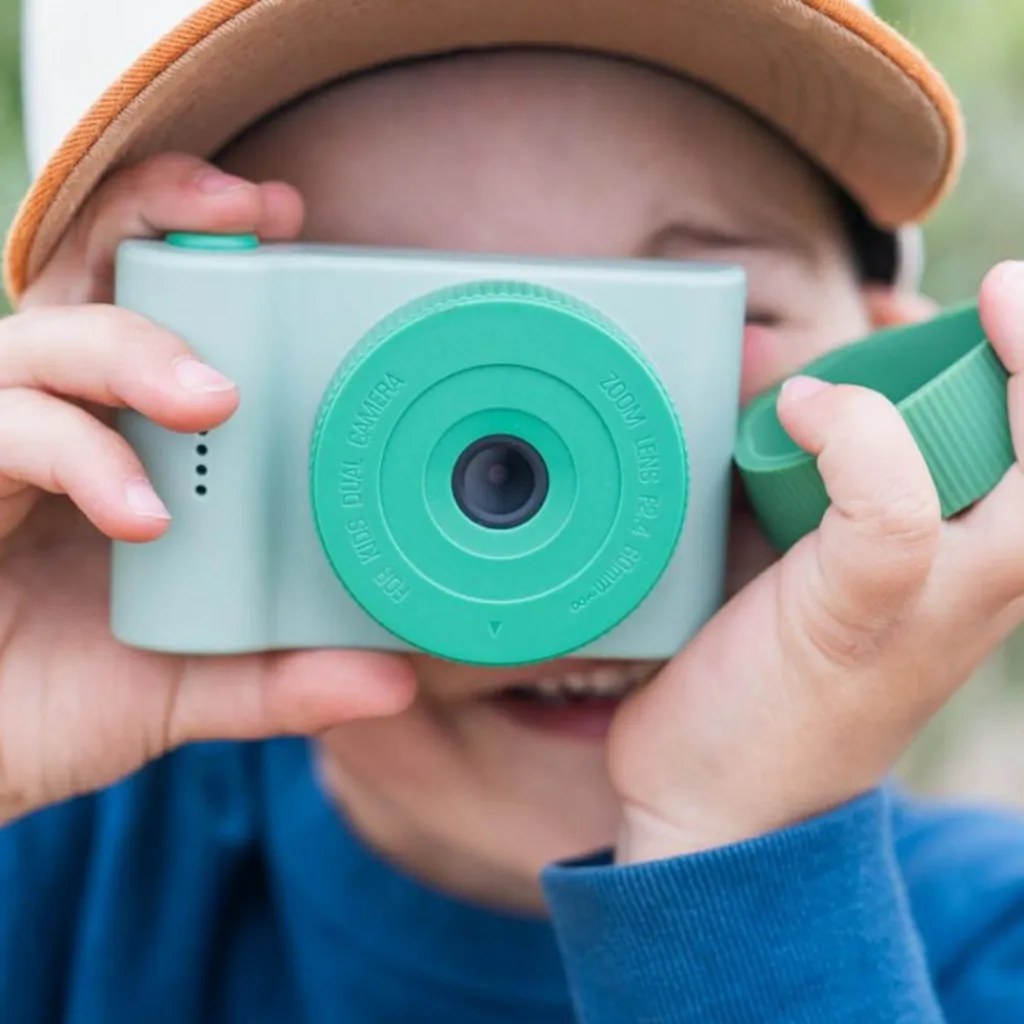 Clearance Appareil photo Urban Zoo Dino Green Enfant Appareil Photo Enfant