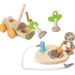 Discount Arbre éolienne et voiture électrique Maison De Poupée Et Univers De Jeu