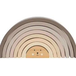 Discount Arc en ciel en bois à empiler Jouet À Empiler