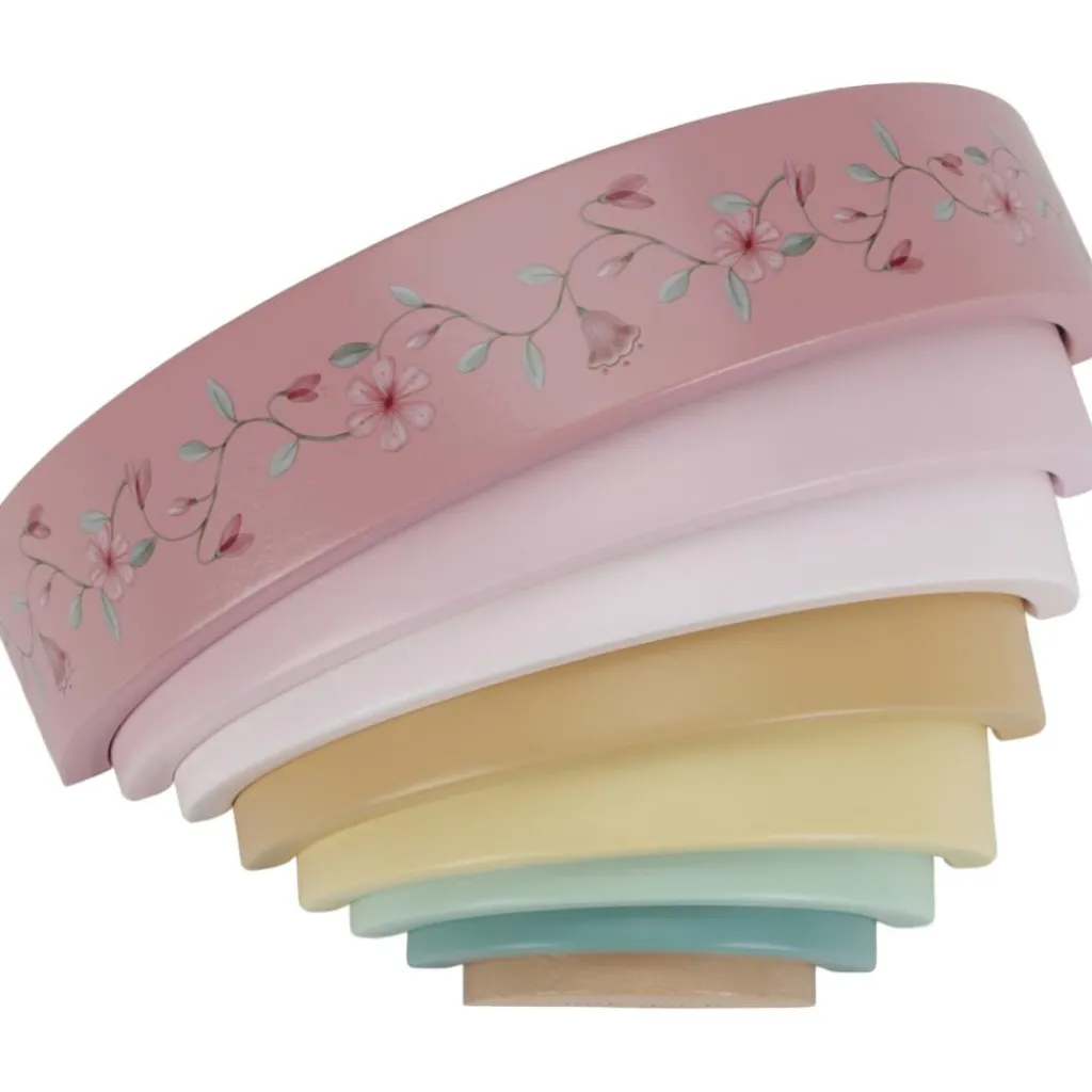 Sale Arc-en-ciel en bois FSC Fairy Garden Jouet À Empiler