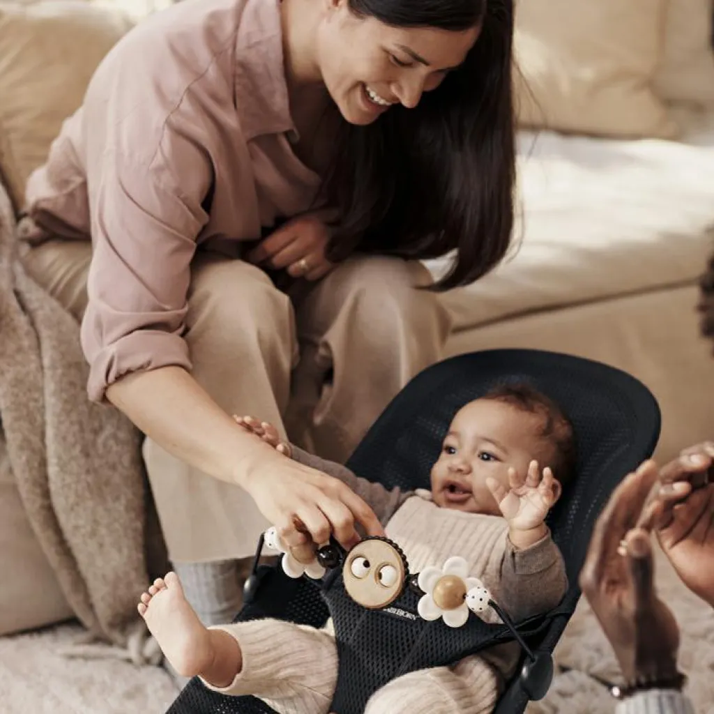 Hot Arche de jeux pour transat Yeux espiègles noir et blanc Accessoires Transat