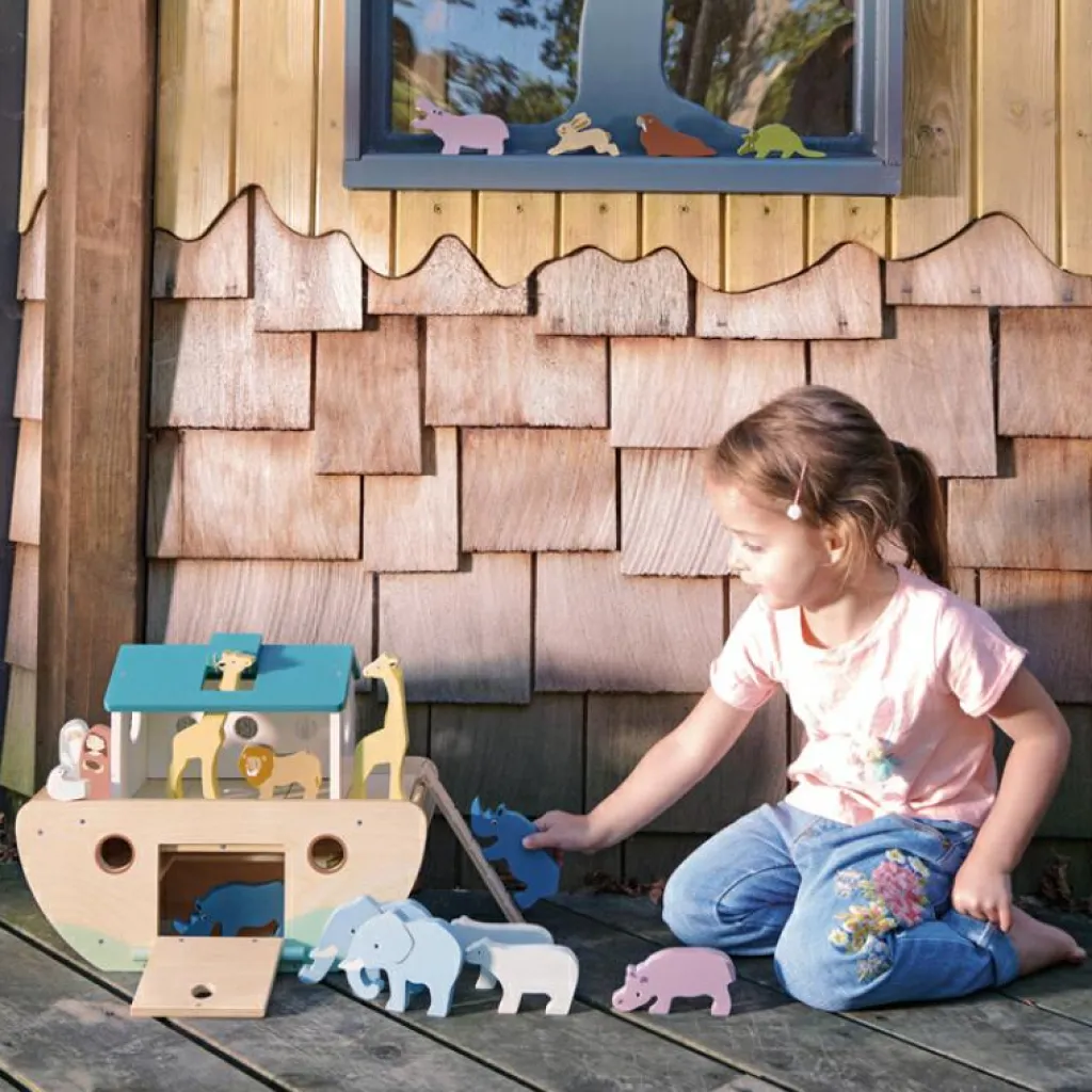 New Arche de Noé en bois Maison De Poupée Et Univers De Jeu