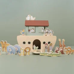 Clearance Arche de Noé en bois (30 pièces) Maison De Poupée Et Univers De Jeu