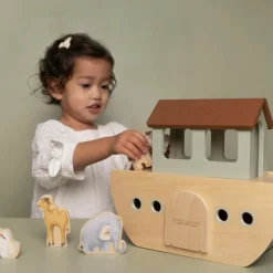 Clearance Arche de Noé en bois (30 pièces) Maison De Poupée Et Univers De Jeu