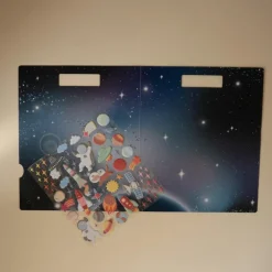 Hot Autocollants réutilisables Sticker Book Space Activités Manuelles