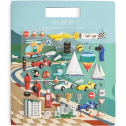 Clearance Autocollants réutilisables Sticker Book Race Activités Manuelles