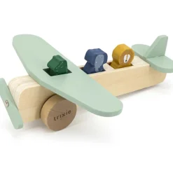 Avion des animaux en bois Petites Voitures, Véhicules Et Circuits