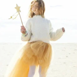 Hot Baguette magique à paillettes Dorée Accessoires De Déguisement