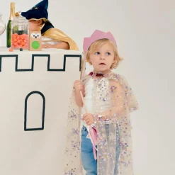 Baguette magique à paillettes Rose Accessoires De Déguisement