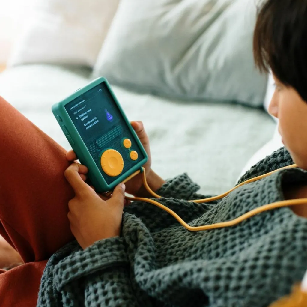 Discount Baladeur interactif Flam avec coque verte Conteuse