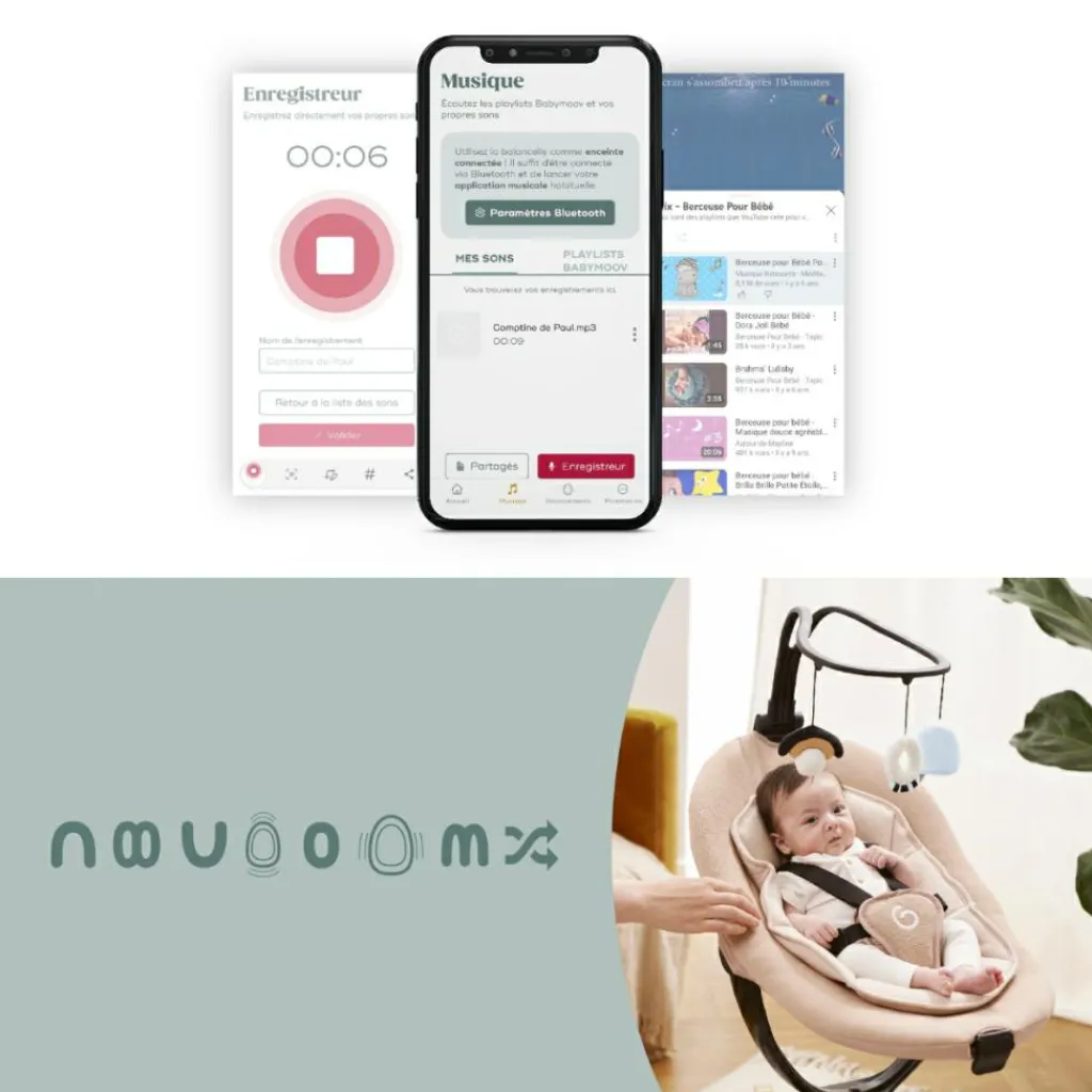 Sale Balancelle connectée Swoon Evolution Mocca Balancelle