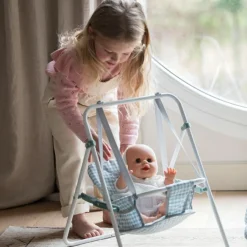 Discount Balancelle pour poupée Tom Vichy vert Accessoires Poupée