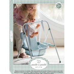 Discount Balancelle pour poupée Tom Vichy vert Accessoires Poupée