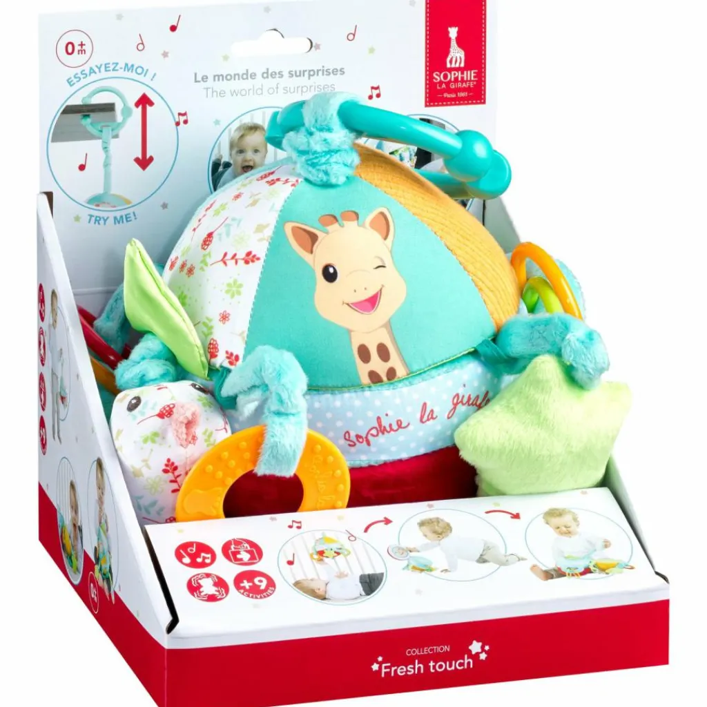 Sale Balle d'activités le monde des surprises Balle / Cube D'Activités