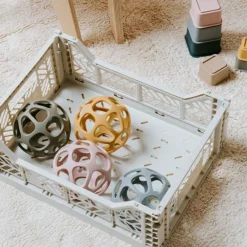 Best Balle de préhension en silicone Ocre Balle / Cube D'Activités