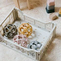 Clearance Balle de préhension en silicone rose Balle / Cube D'Activités