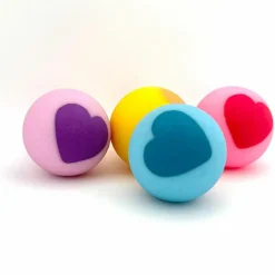 Clearance Balle rebondissante Ourson Rose Balle Souple