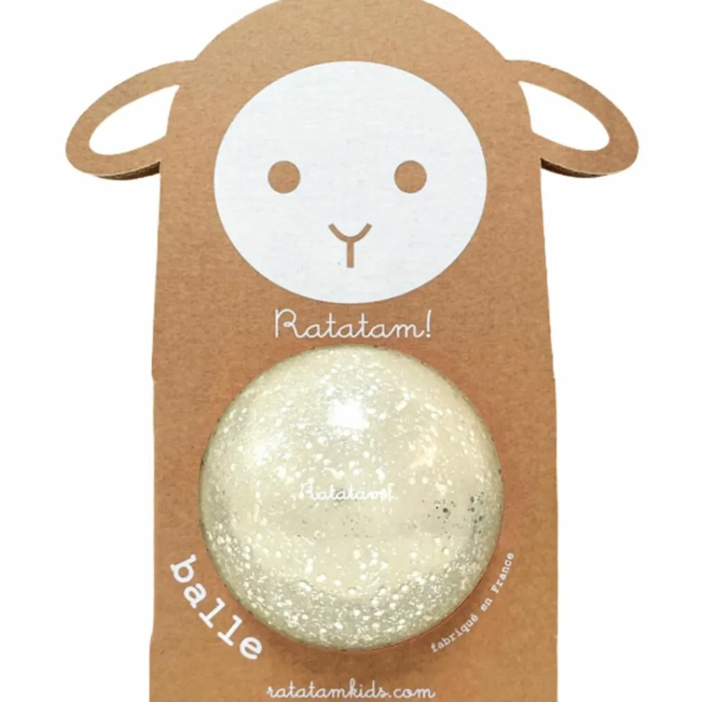 Clearance Ballon bulles Argent (10 cm) Balle Souple