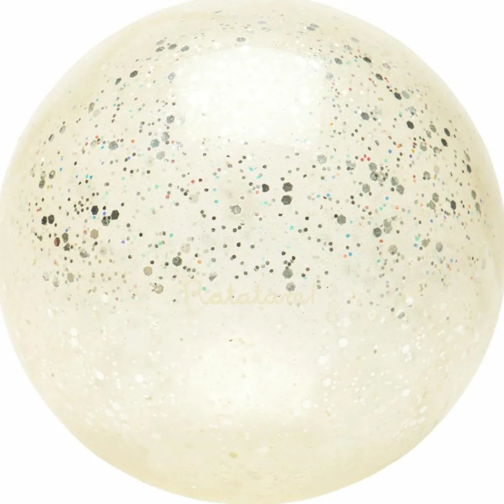 Clearance Ballon bulles Argent (10 cm) Balle Souple