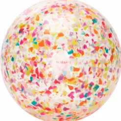 New Ballon confettis Multicolore (22 cm) Balle Souple